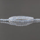 2mm Blue Lace Agate Beads ‚Äì Tiny Faceted Round Natural Gemstone 15" Strand