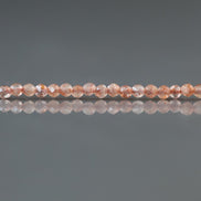 2mm Brown Sunstone Faceted Beads 12