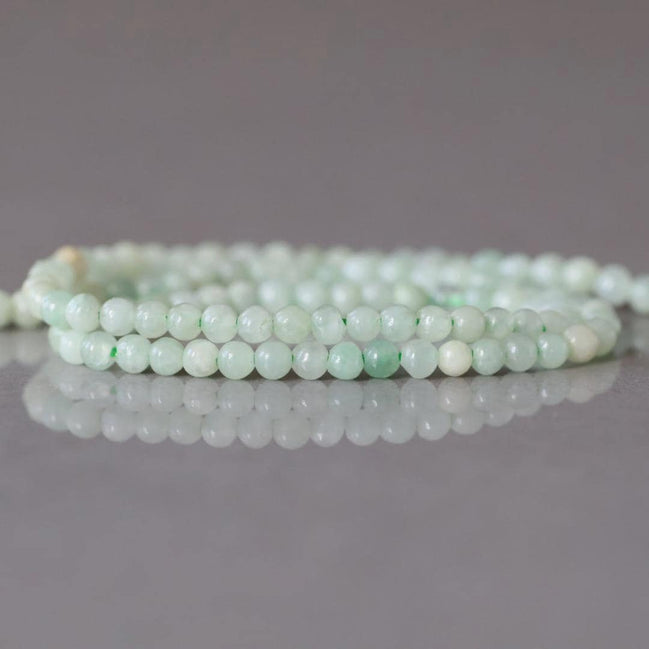 2mm Burma Jade Beads Strand 15" Burma Jadeite Genuine Gemstone Beads Natural Jade for Jewelry Making Beading Craft Gift Beads