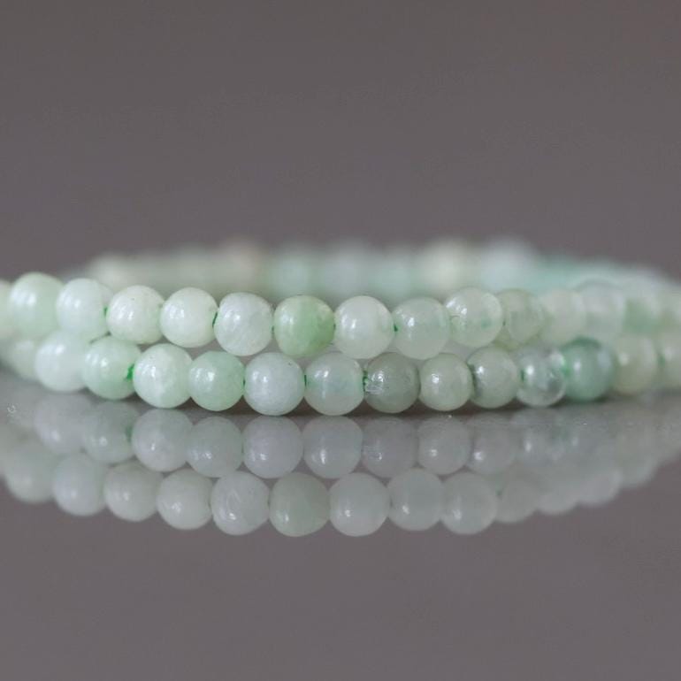 2mm Burma Jade Beads Strand 15" Burma Jadeite Genuine Gemstone Beads Natural Jade for Jewelry Making Beading Craft Gift Beads