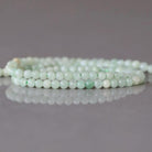 2mm Burma Jade Beads – Tiny Smooth Round Natural Gemstone 15" Strand