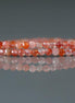 2mm Carnelian Beads - Tiny Faceted Round Natural Gemstone 15" Strand