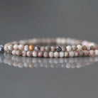 2mm Chicken Bloodstone Beads ‚Äì Tiny Faceted Round Natural Gemstone 15" Strand