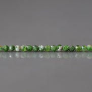 2mm Quartz With Chrome Diopside Beads Genuine Small Emerald Green Beads 15