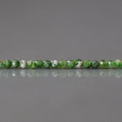 2mm Chrome Diopside in Quartz Beads ‚Äì Tiny Faceted Round Natural Gemstone 15" Strand