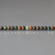 2mm Chrysocolla Beads Micro Faceted 15
