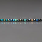 2mm Chrysocolla Beads ‚Äì Tiny Faceted Round Natural Gemstone 15" Strand
