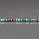 2mm Chrysocolla (Fynchenite) Beads ‚Äì Tiny Faceted Round Natural Gemstone 15" Strand