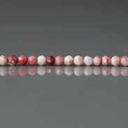 2mm Rare Cinnabrite Faceted Beads 15