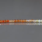 2mm Colorful Agate Beads ‚Äì Tiny Faceted Round Natural Gemstone 15" Strand