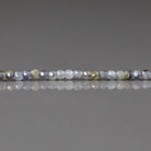 2mm Cordierite Beads ‚Äì Tiny Faceted Round Natural Gemstone 15" Strand