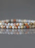 2mm Crazy Lace Agate Beads ‚Äì Tiny Faceted Round Natural Gemstone 15" Strand
