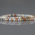 2mm Crazy Lace Agate Beads ‚Äì Tiny Faceted Round Natural Gemstone 15" Strand