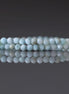 2mm Dominican Larimar Beads ‚Äì Tiny Faceted Round Natural Gemstone 6.5" Strand