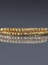 2mm Gold Plated Pyrite Beads - Tiny Faceted Nugget Natural Gemstone 6" Strand