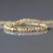 2mm AAA Golden Rutilated Quartz Smooth Beads Genuine Yellow Quartz Beads 15