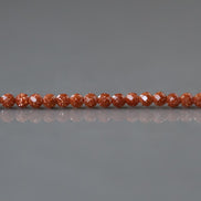 2mm Goldstone Faceted Beads 15