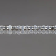 2mm Gray Moonstone Smooth Beads 15