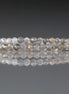 2mm Gray Sunstone Beads ‚Äì Tiny Faceted Round Natural Gemstone 15" Strand