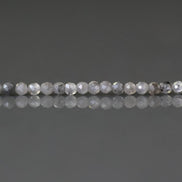 2mm Natural Gray Zircon Micro Faceted Beads Genuine Zircon From Italy 15