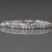 2mm Natural Gray Zircon Micro Faceted Beads Genuine Zircon From Italy 15