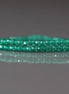 2mm Green Onyx Beads - Tiny Faceted Round Natural Gemstone 13" Strand