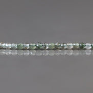 2mm Green Rutilated Quartz Faceted Beads Genuine Quartz Beads 15