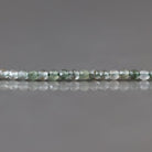 2mm Green Rutilated Quartz Beads ‚Äì Tiny Faceted Round Natural Gemstone 15" Strand