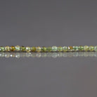 2mm Grossularite Garnet Beads – Tiny Faceted Round Natural Gemstone 15" Strand