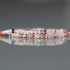 2mm Hematoid Quartz Cube Beads – Tiny Faceted Cube Natural Gemstone 15" Strand