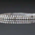 2mm Howlite Beads ‚Äì Tiny Smooth Round Natural Gemstone 15" Strand