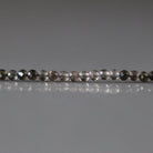 2mm Ice Obsidian Beads - Tiny Faceted Round Natural Gemstone 15" Strand