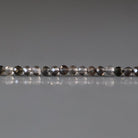2mm Ice Obsidian Beads - Tiny Faceted Round Natural Gemstone 15" Strand