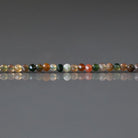 2mm Indian Agate Beads - Tiny Faceted Round Natural Gemstone 15" Strand