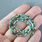 2mm Indian Agate Beads ‚Äì Tiny Smooth Round Natural Gemstone 15" Strand