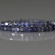 2mm AAA Iolite Micro Faceted Cube Beads Genuine Beads 7