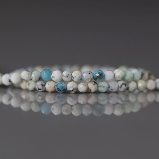 2mm K2 Jasper Beads – Tiny Smooth Round Natural Gemstone 15" Strand