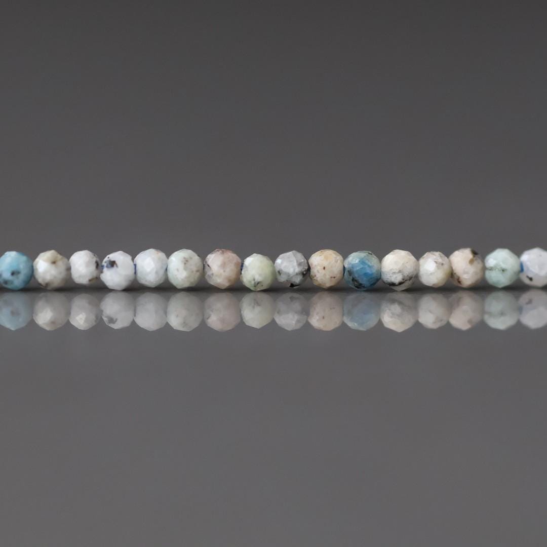 2mm K2 Jasper Beads – Tiny Smooth Round Natural Gemstone 15" Strand