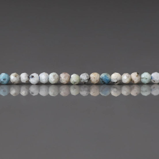 2mm K2 Jasper Beads ‚Äì Tiny Smooth Round Natural Gemstone 15" Strand