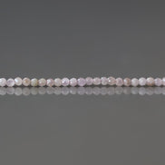 2mm Kunzite Micro Faceted Beads Genuine Lilac Kunzite Beads 15