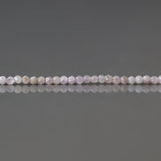 2mm Kunzite Beads ‚Äì Tiny Faceted Round Natural Gemstone 15