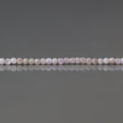 2mm Kunzite Beads ‚Äì Tiny Faceted Round Natural Gemstone 15" Strand