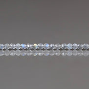 2mm AAA Labradorite Micro Faceted Beads Genuine Blue Flash Beads 15