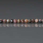 2mm Lace Rhodonite Beads Faceted 15