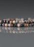 2mm Lace Rhodonite Beads - Tiny Faceted Round Natural Gemstone 15" Strand