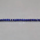 2mm Lapis Lazuli Beads – Tiny Faceted Cube Natural Gemstone 15" Strand