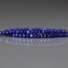 2mm Lapis Lazuli Beads – Tiny Faceted Cube Natural Gemstone 15" Strand