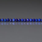 2mm Lapis Lazuli Beads ‚Äì Tiny Faceted Round Natural Gemstone 15" Strand