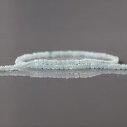 2mm Light Amazonite Beads ‚Äì Tiny Faceted Cube Natural Gemstone 15