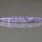 2mm Light Amethyst Beads ‚Äì Tiny Faceted Round Natural Gemstone 15" Strand